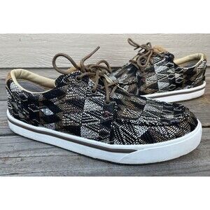 Nice! Twisted X Kicks Men's 9M Casual Shoes Black/Multi MCA0044